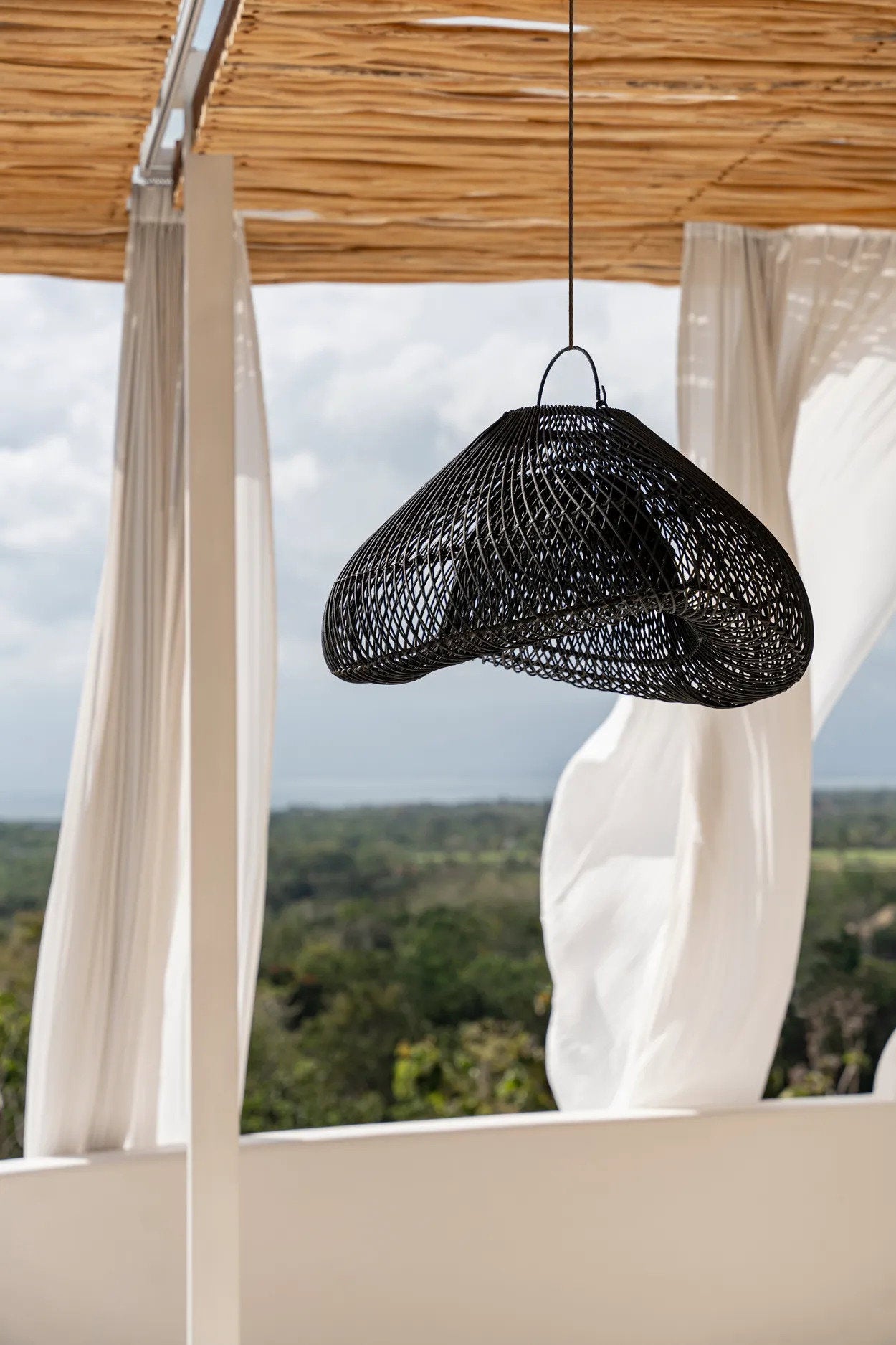 Decoratie Kleesos Rotan Zwart - Afbeelding 2
