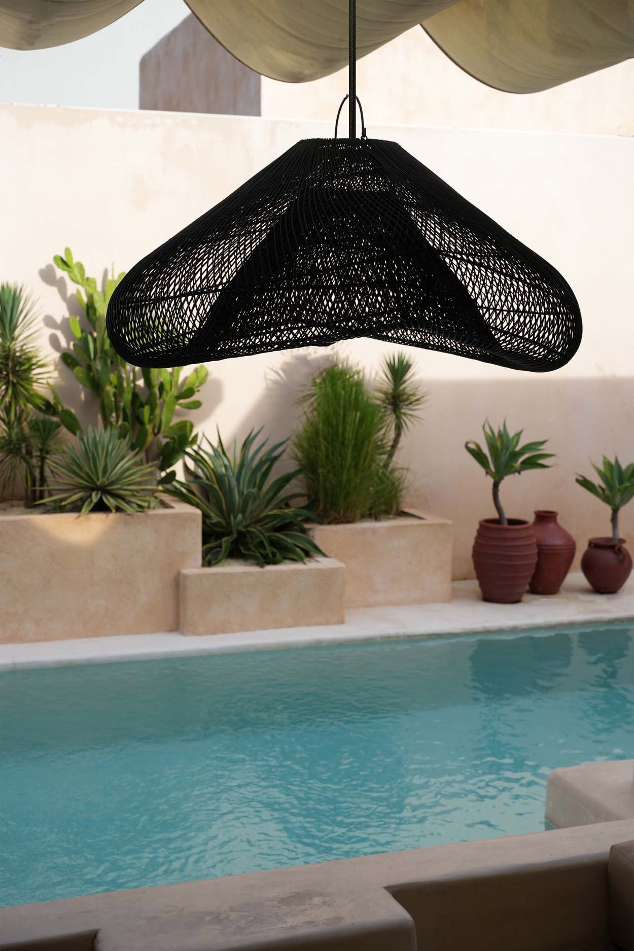 Hanglamp Zallora Rotan - Afbeelding 2