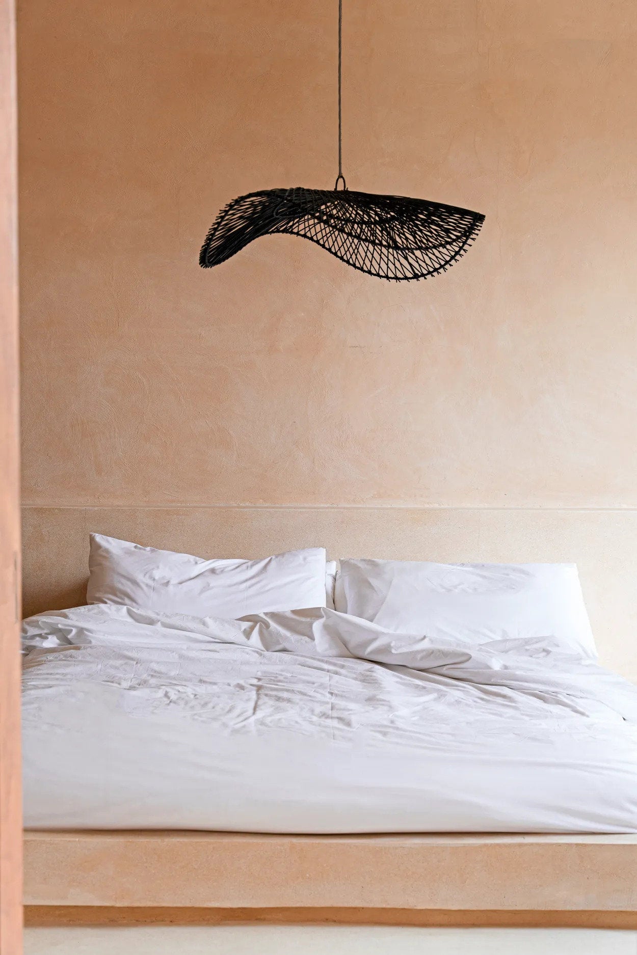 Decoratiehanger Ceessas Rotan Zwart - Afbeelding 3
