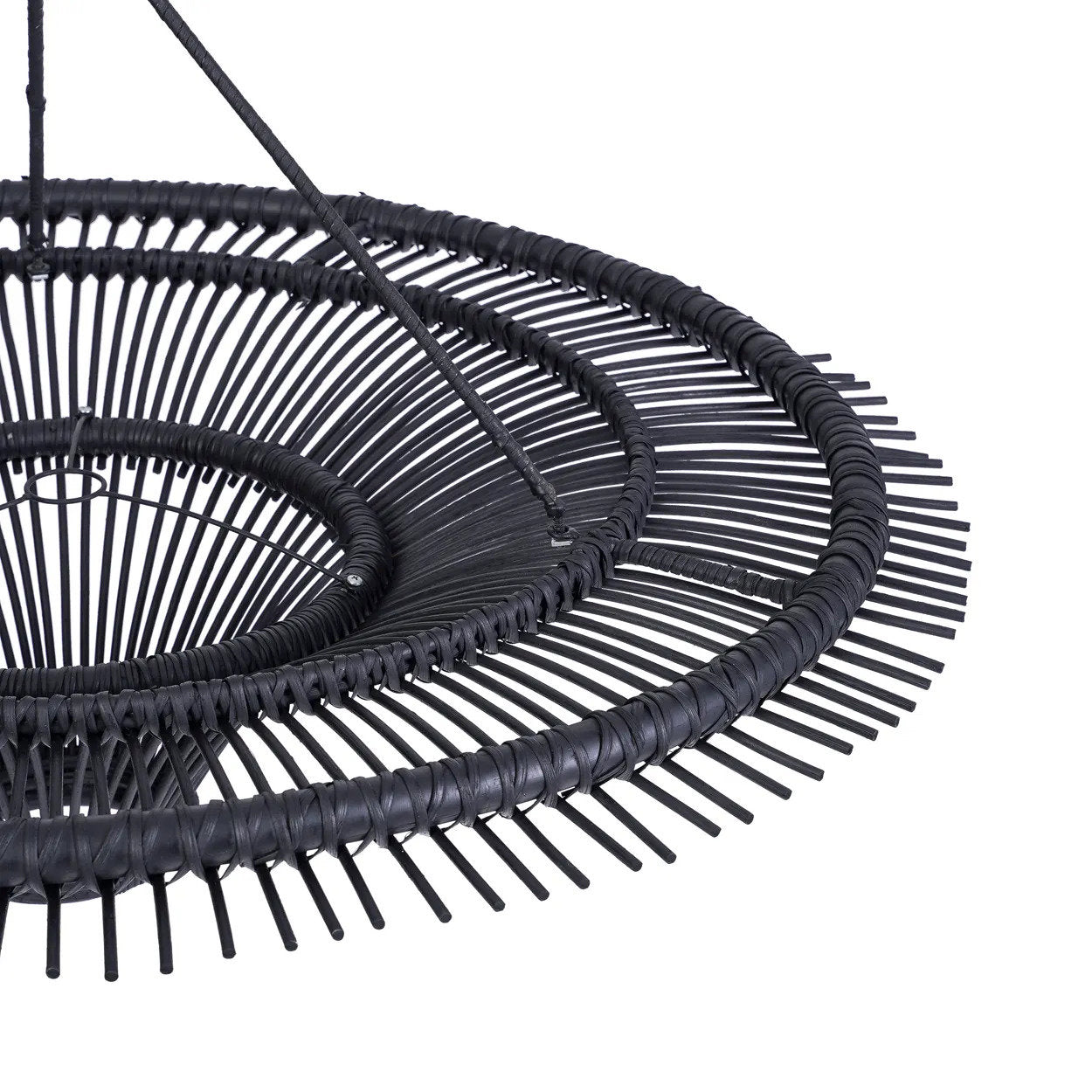 Decoratiehanger Loltaro Rotan Zwart - Afbeelding 4