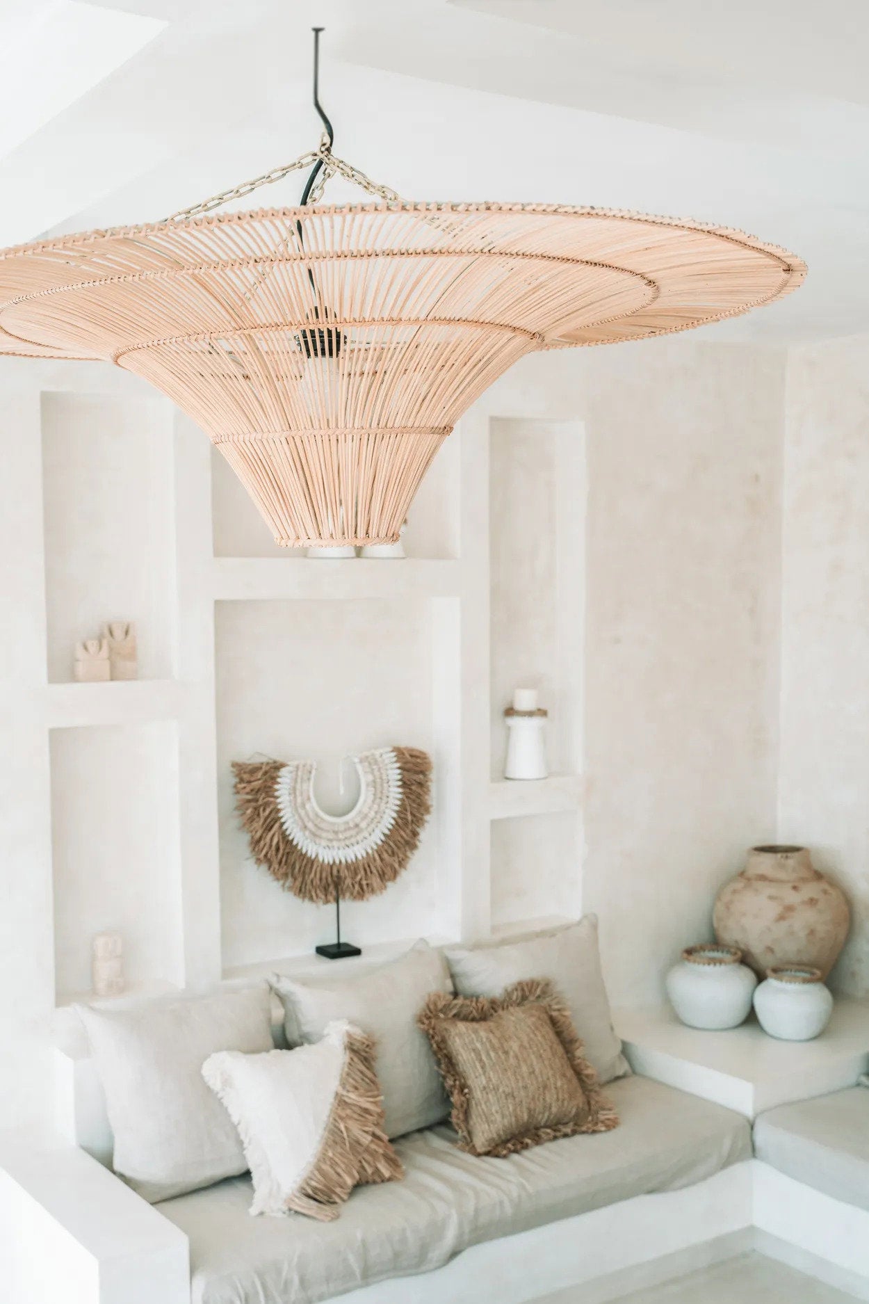 Hanglamp Faanor Rotan - Afbeelding 3