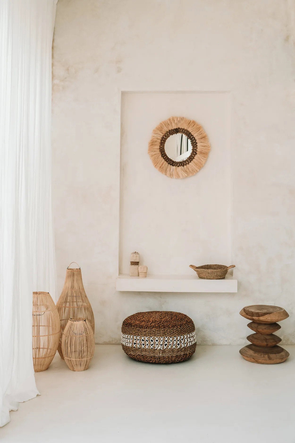 Decoratiehanger Grollira Rotan Naturel - Afbeelding 4