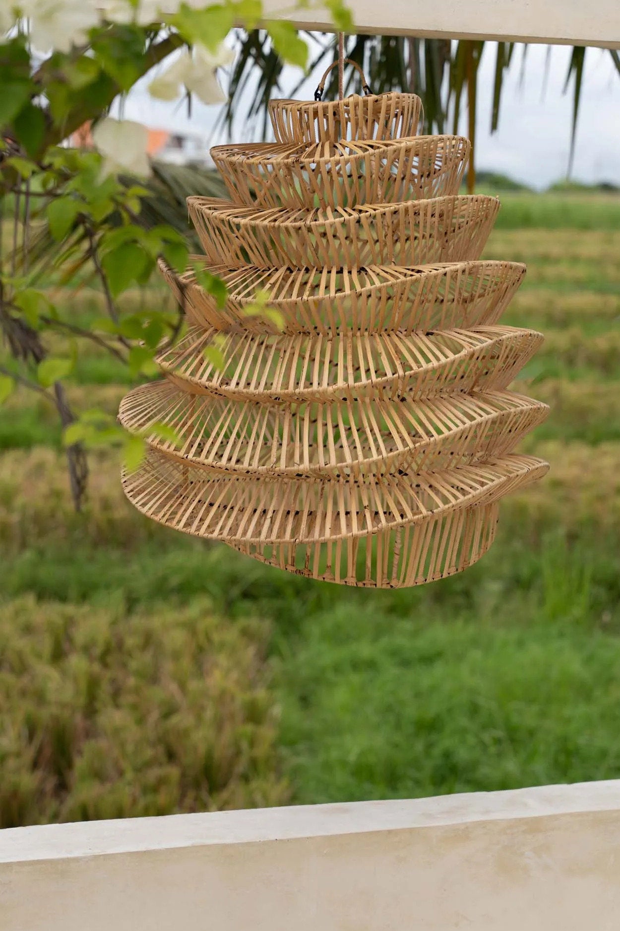 Decoratiehanger Klaullora Rotan Naturel - Afbeelding 2
