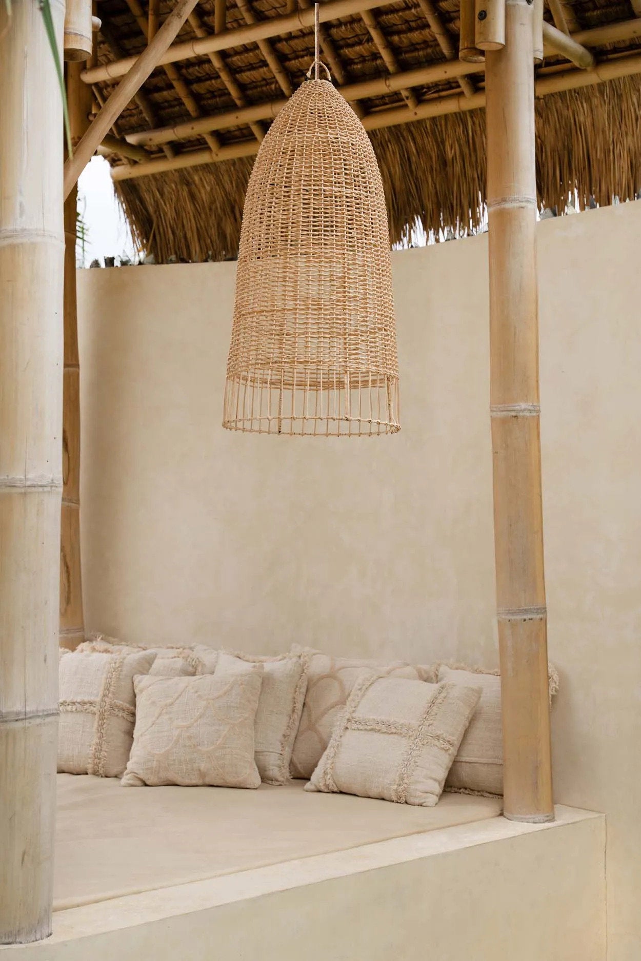 Hanglamp Slielto Rotan Ø45 cm - Afbeelding 5