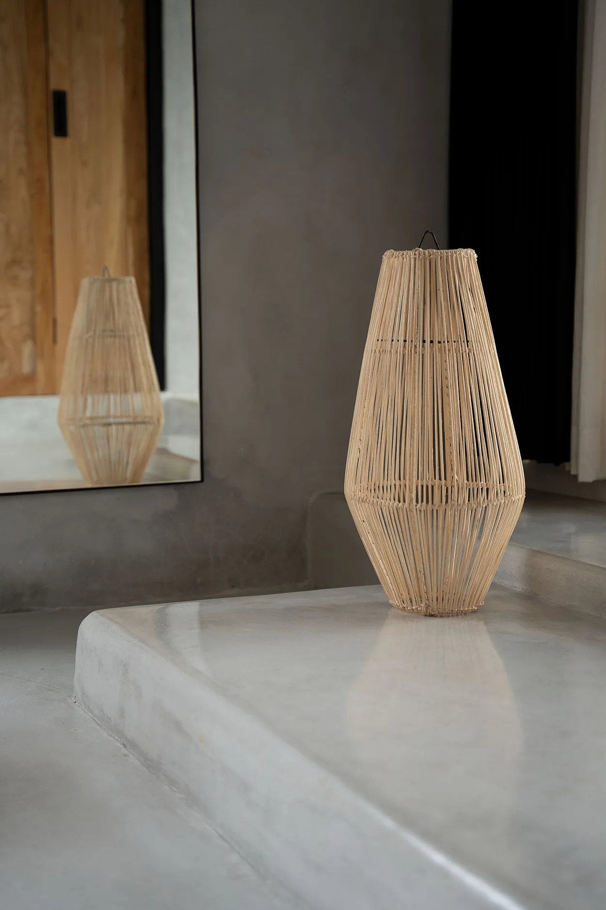 Decoratiehanger Groobir Rotan Naturel - Afbeelding 4
