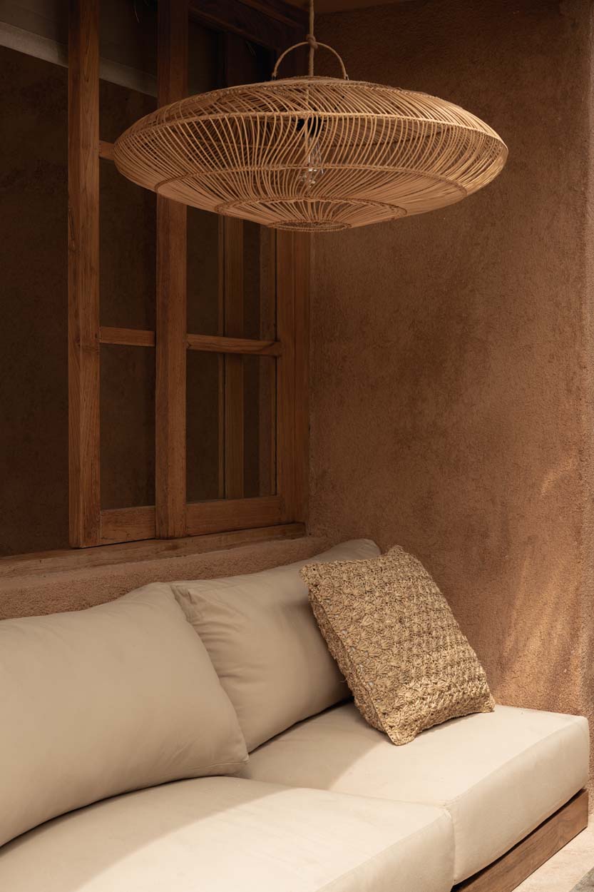 Decoratiehanger Gani Rotan Naturel - Afbeelding 2