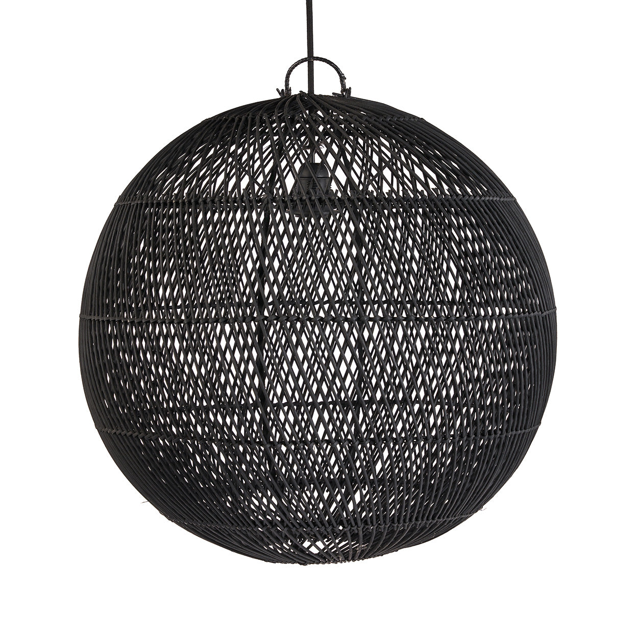 Bubbelhanger Haurmena Rotan Zwart