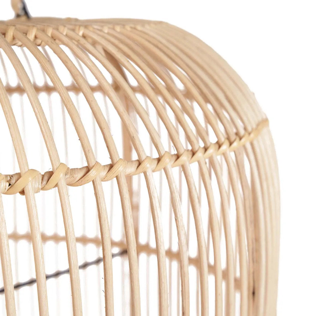 Hanglamp Skoollen Rotan - Afbeelding 3
