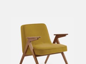 Fauteuil Fievora Velvet Mosterdgeel