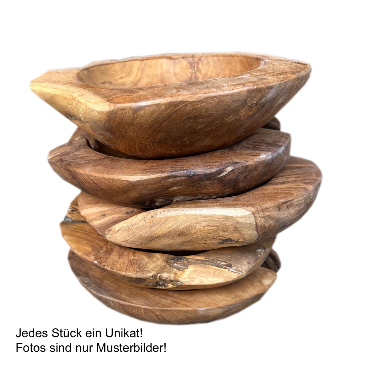 Schaal Staastena Teak Naturel - Afbeelding 4