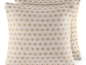 Kussen Hoolvir Naturel 40x40 cm - Set van 2