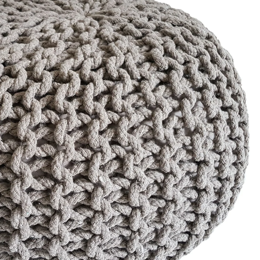 Poef Faunel Beige - Afbeelding 3
