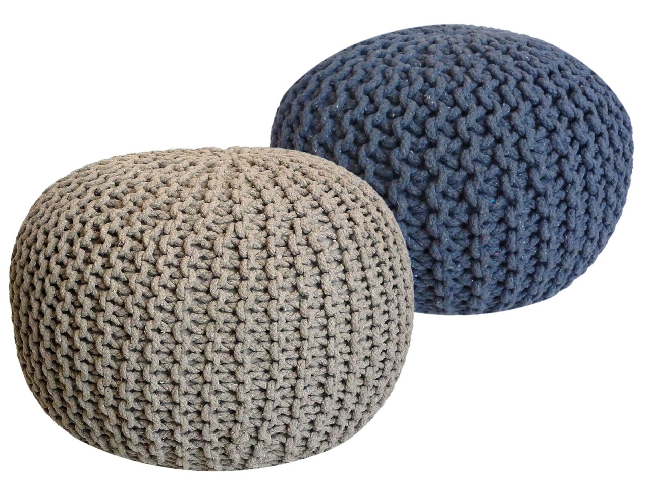 Hocker Leetano Blauw
