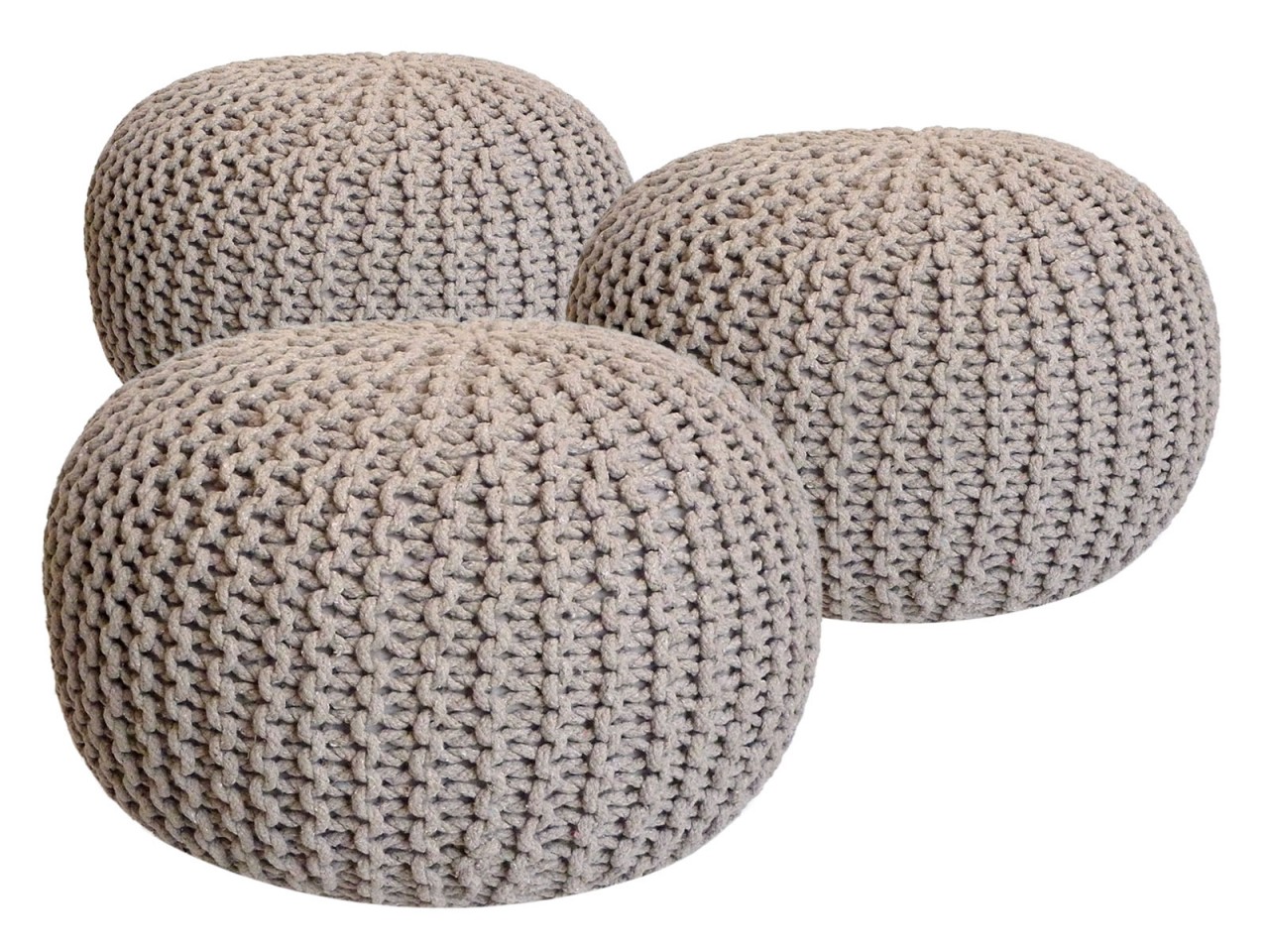 Kruk Voodun Beige - Set van 3