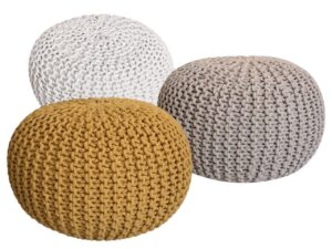 Kruk Giernano Beige - Set van 3