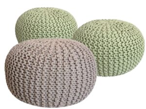 Kruk Grinum Beige - Set van 3