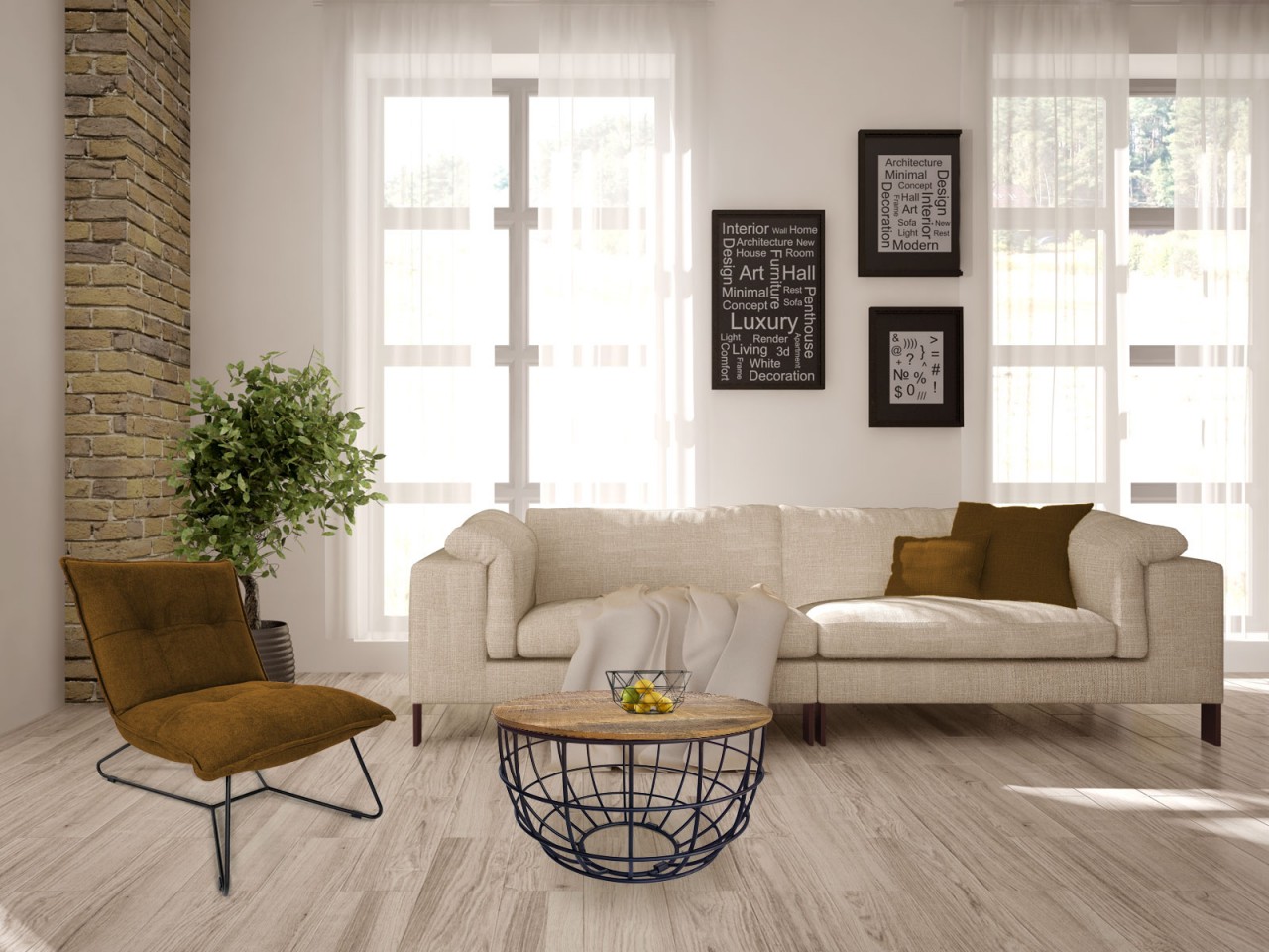 Salontafel Foolvesta Metaal 55 cm - Afbeelding 2