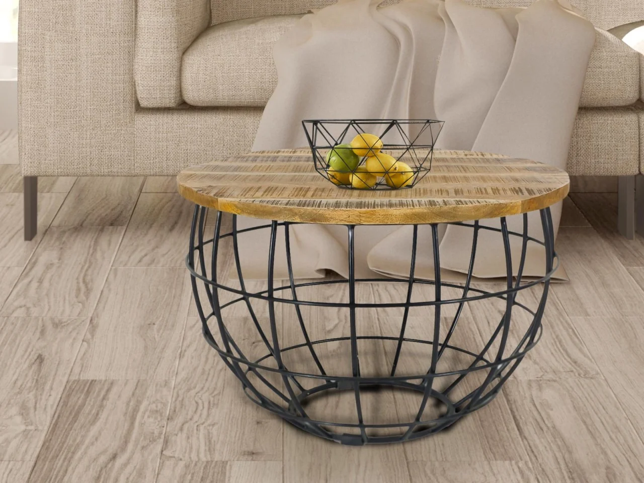 Salontafel Flurdero Metaal 55 cm - Afbeelding 2
