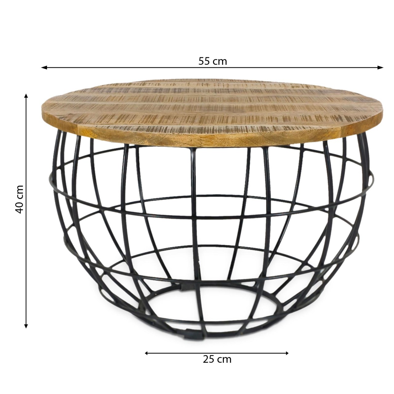 Salontafel Flurdero Metaal 55 cm - Afbeelding 3