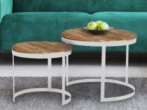 Salontafel Treeldum Metaal - Set van 2