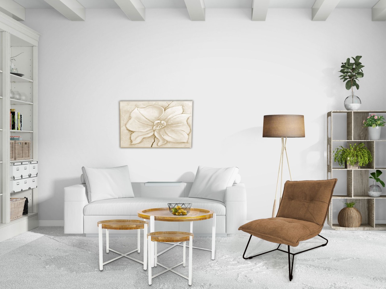 Salontafel Caallone Metaal Ø46 cm - Afbeelding 6