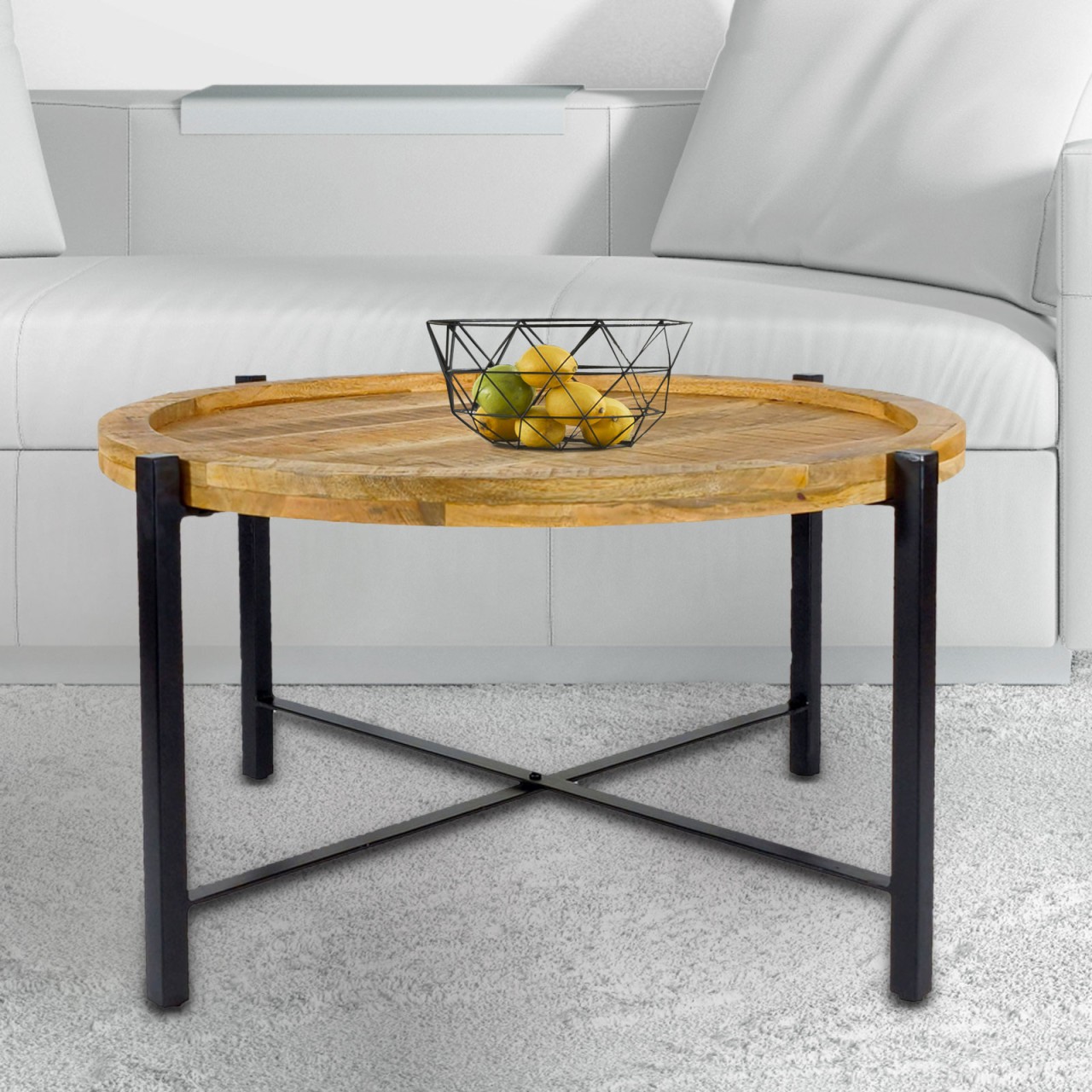Salontafel Matteo Metaal Ø75 cm