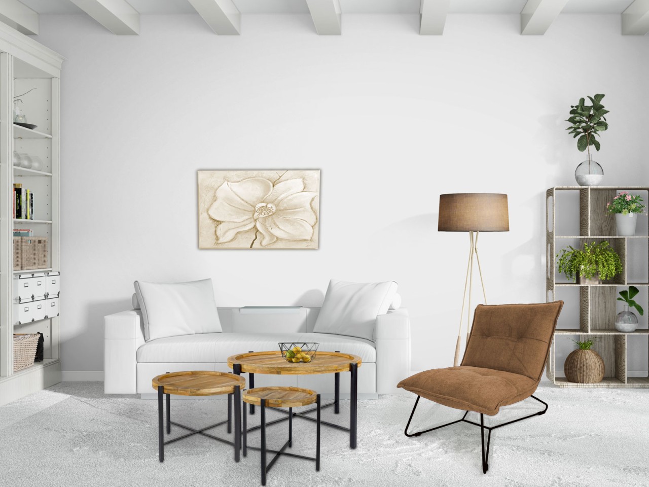 Salontafel Matteo Metaal Ø75 cm - Afbeelding 6