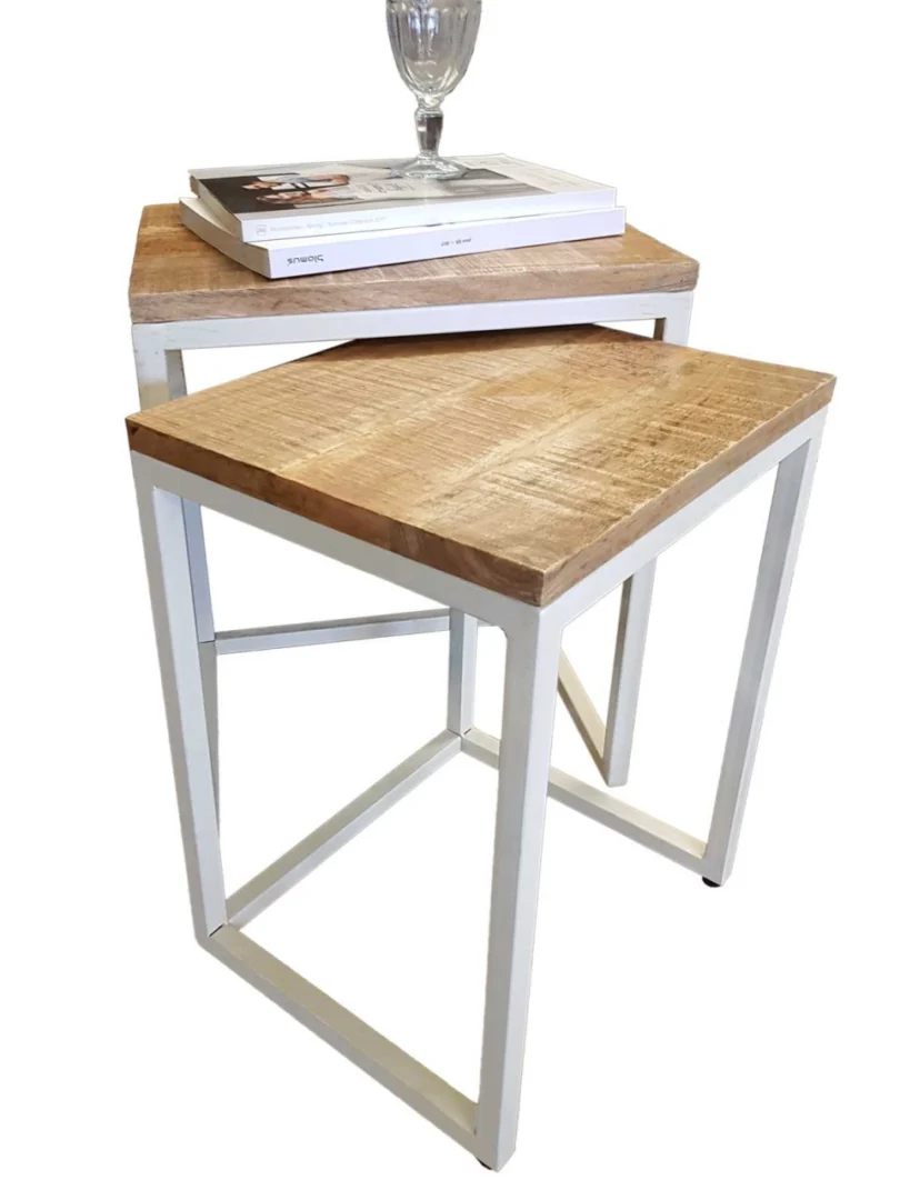 Salontafel Mestio Metaal - Set van 2 - Afbeelding 2