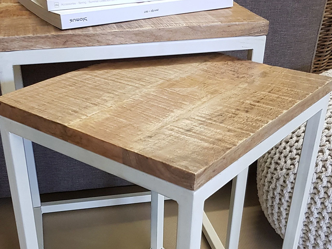 Salontafel Mestio Metaal - Set van 2 - Afbeelding 3