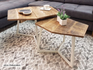 Salontafel Daammena Metaal - Set van 2