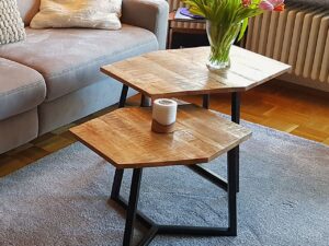 Salontafel Russol Metaal - Set van 2
