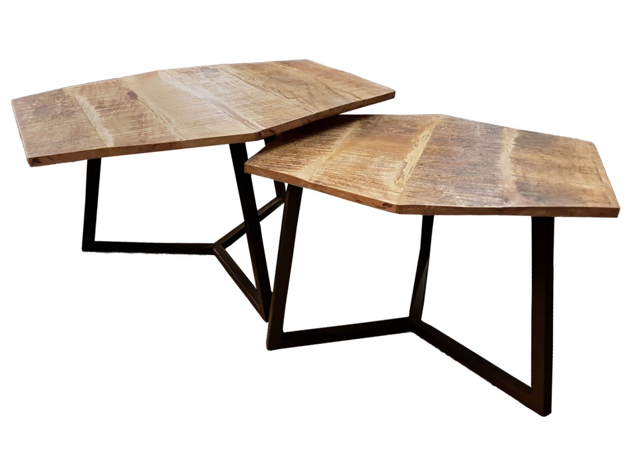 Salontafel Russol Metaal - Set van 2 - Afbeelding 3