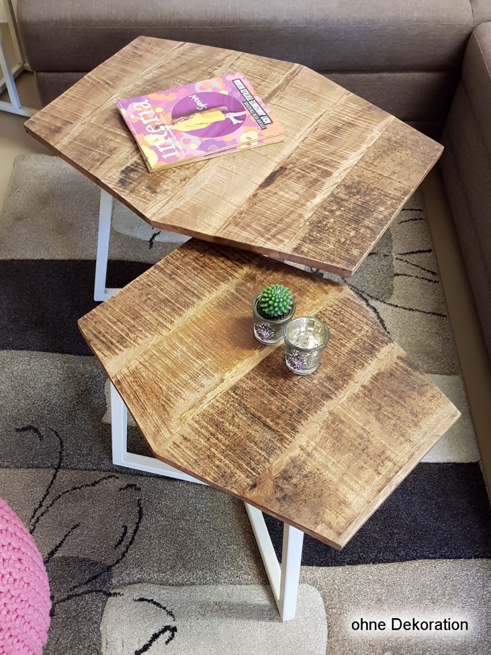Salontafel Nistero Metaal - Set van 2 - Afbeelding 4