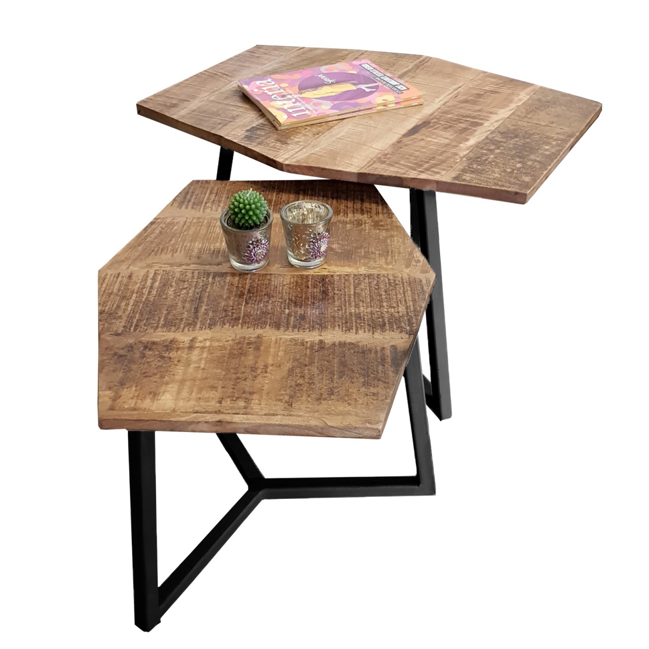 Salontafel Seibura Metaal - Set van 2