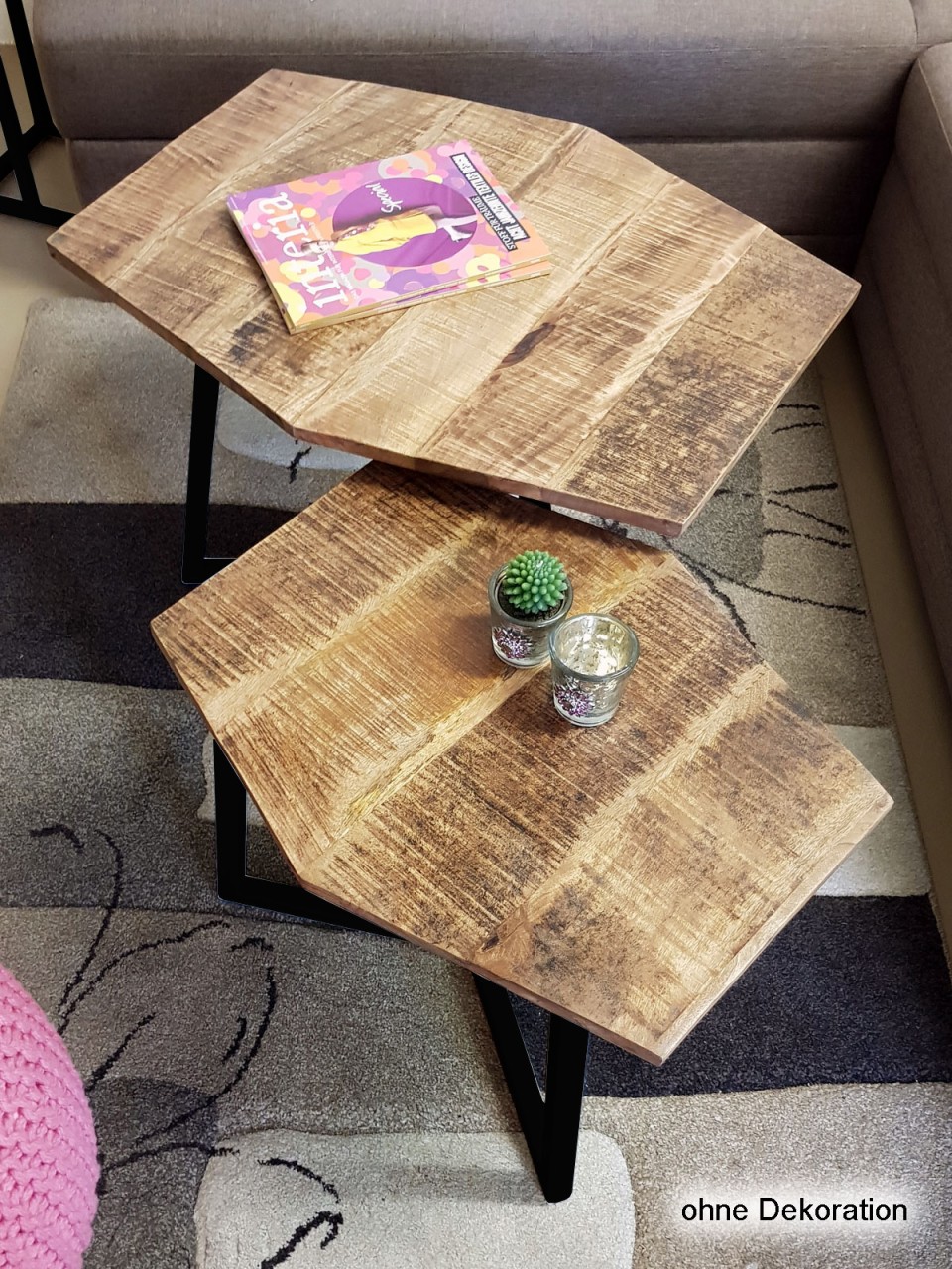 Salontafel Seibura Metaal - Set van 2 - Afbeelding 4