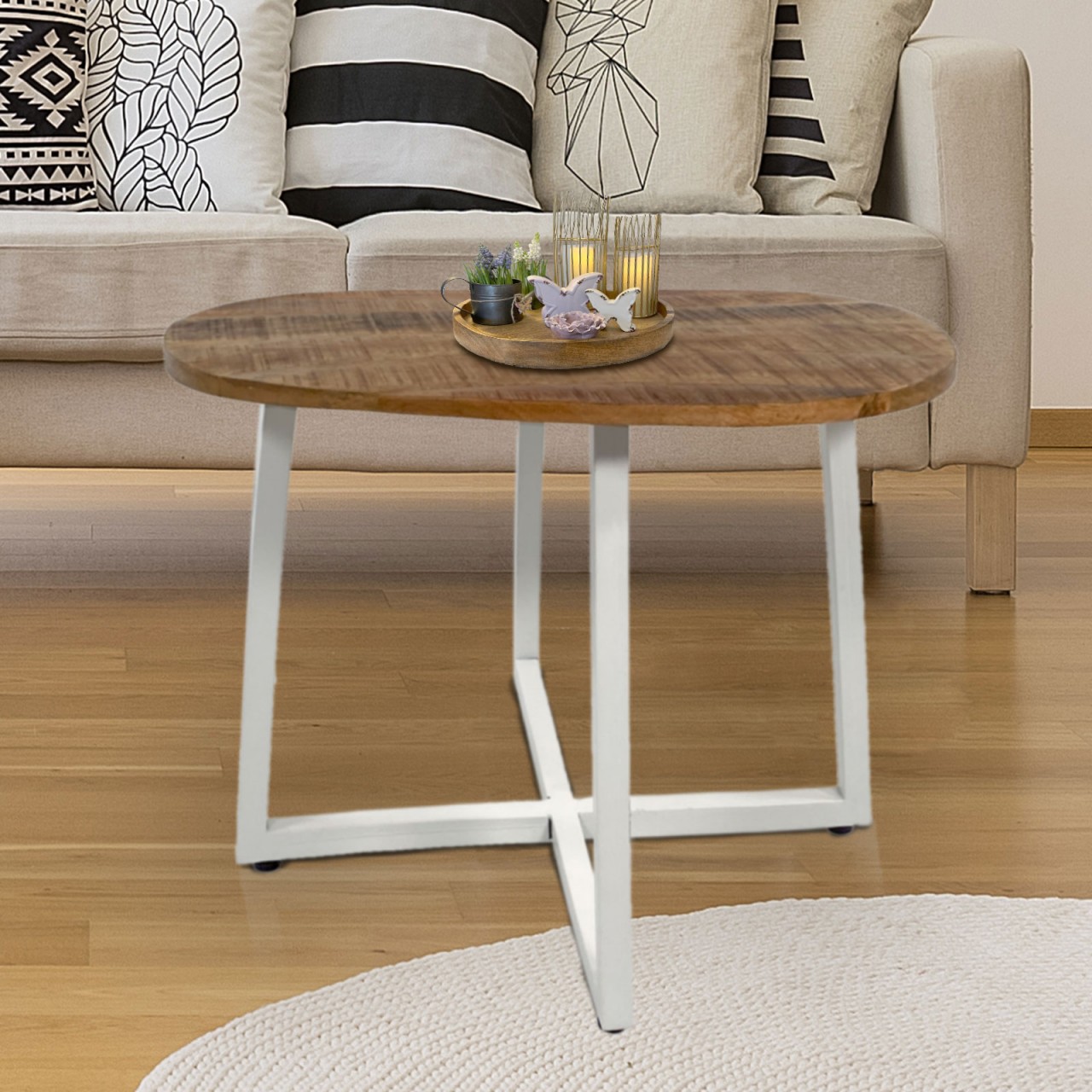 Salontafel Kaundine Metaal 60 cm