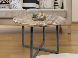 Salontafel Vadine Metaal 60 cm