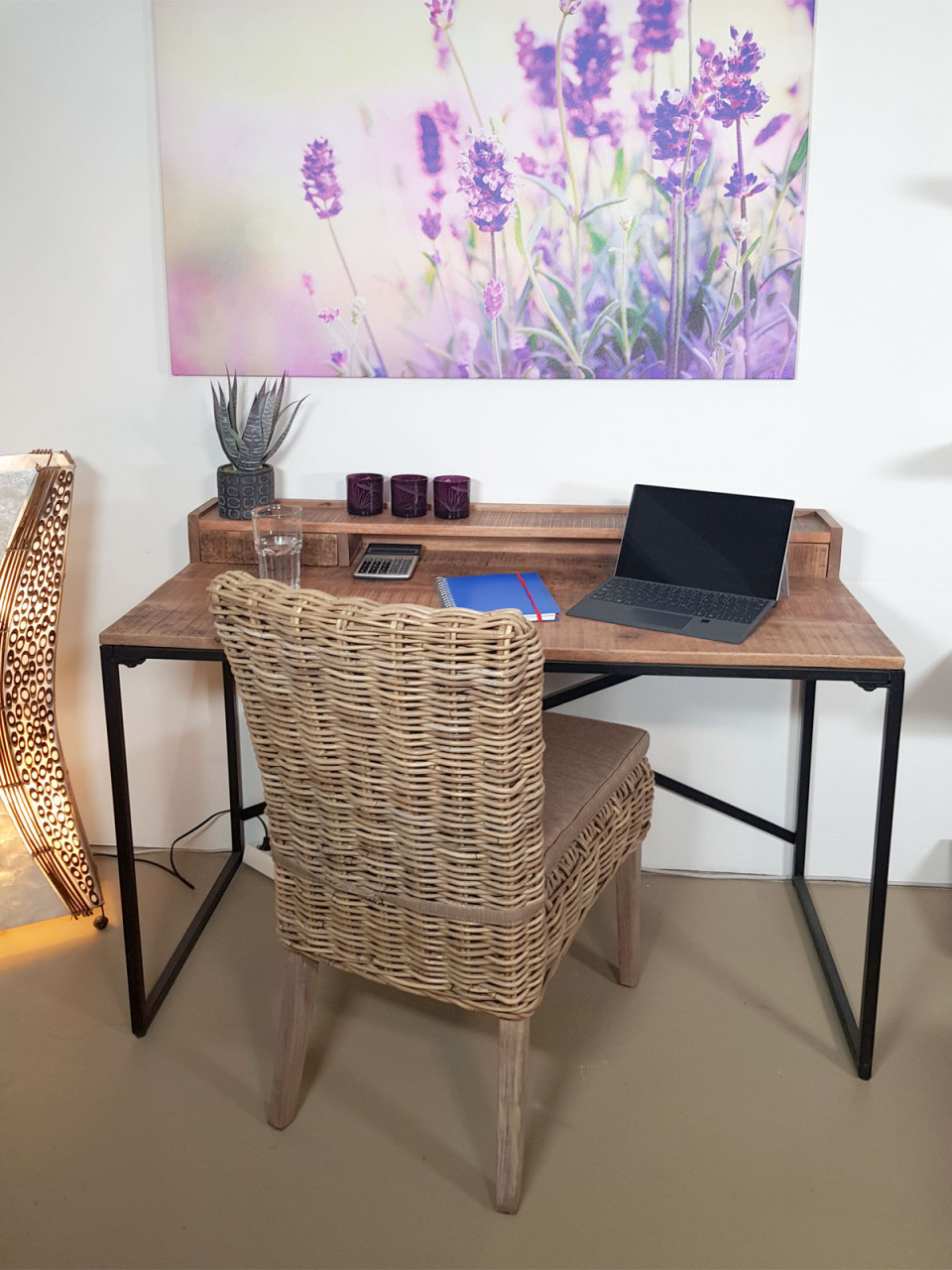Bureau Fiedi Metaal 120x88 cm - Afbeelding 8