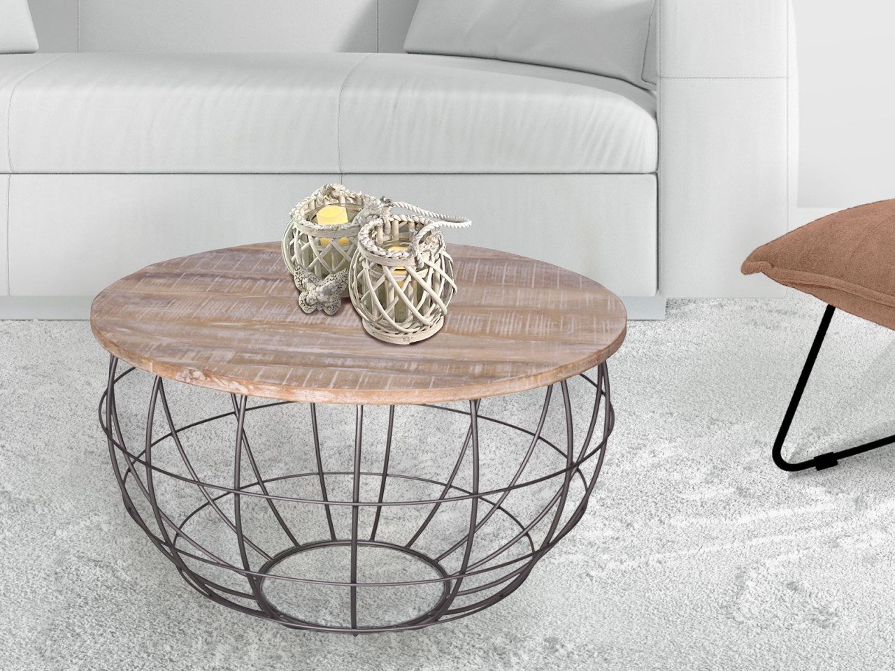 Salontafel Geimos Metaal 55 cm