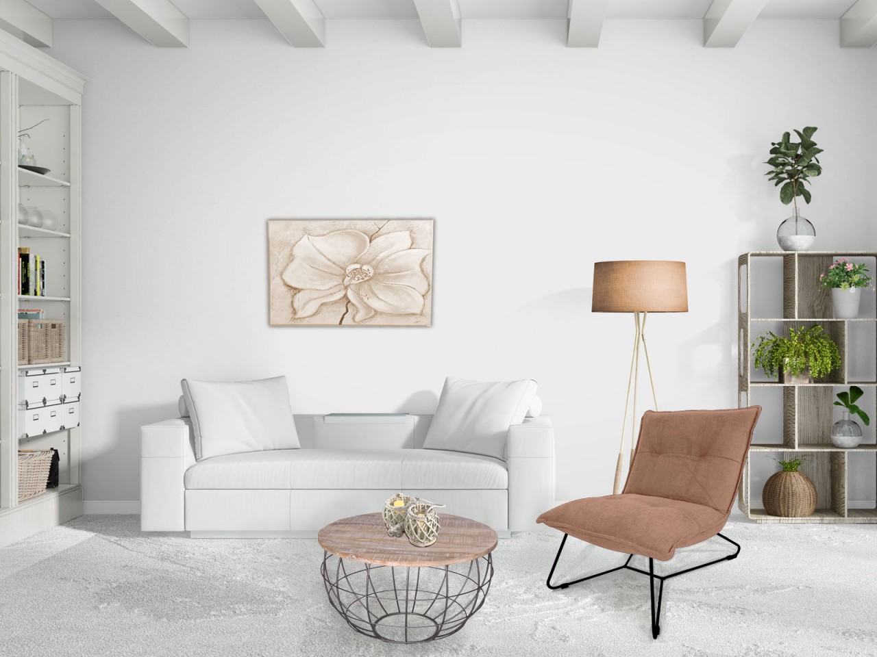 Salontafel Geimos Metaal 55 cm - Afbeelding 2