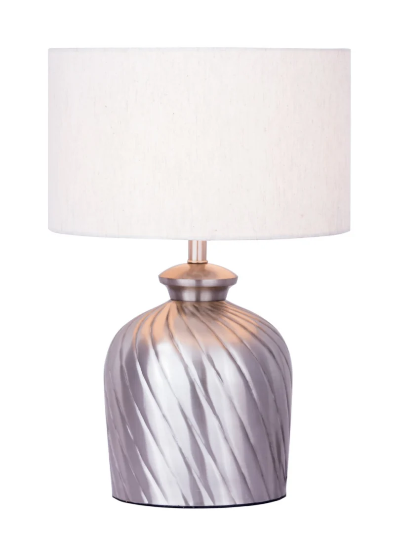 Tafellamp Baaltora Zilver H52 cm - Afbeelding 2