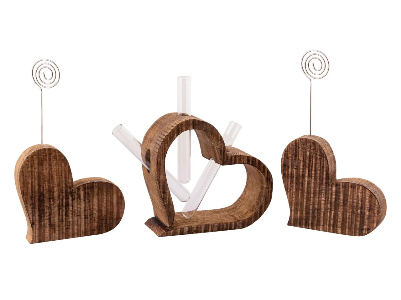 Decoratie Gaaki Mangohout - Set van 3 - Afbeelding 2