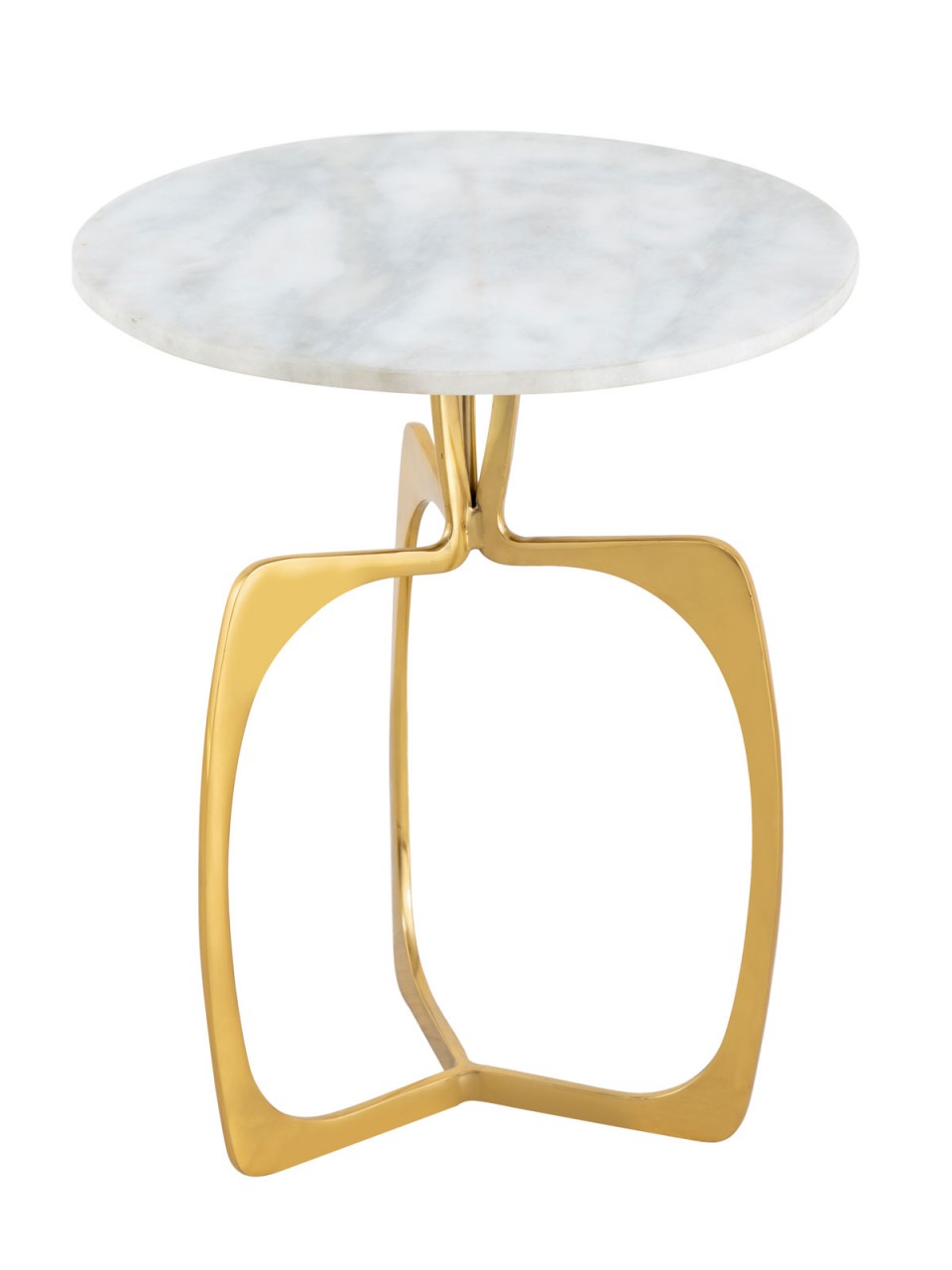 Bijzettafel Pinak Marmer 56x45 cm - Afbeelding 4