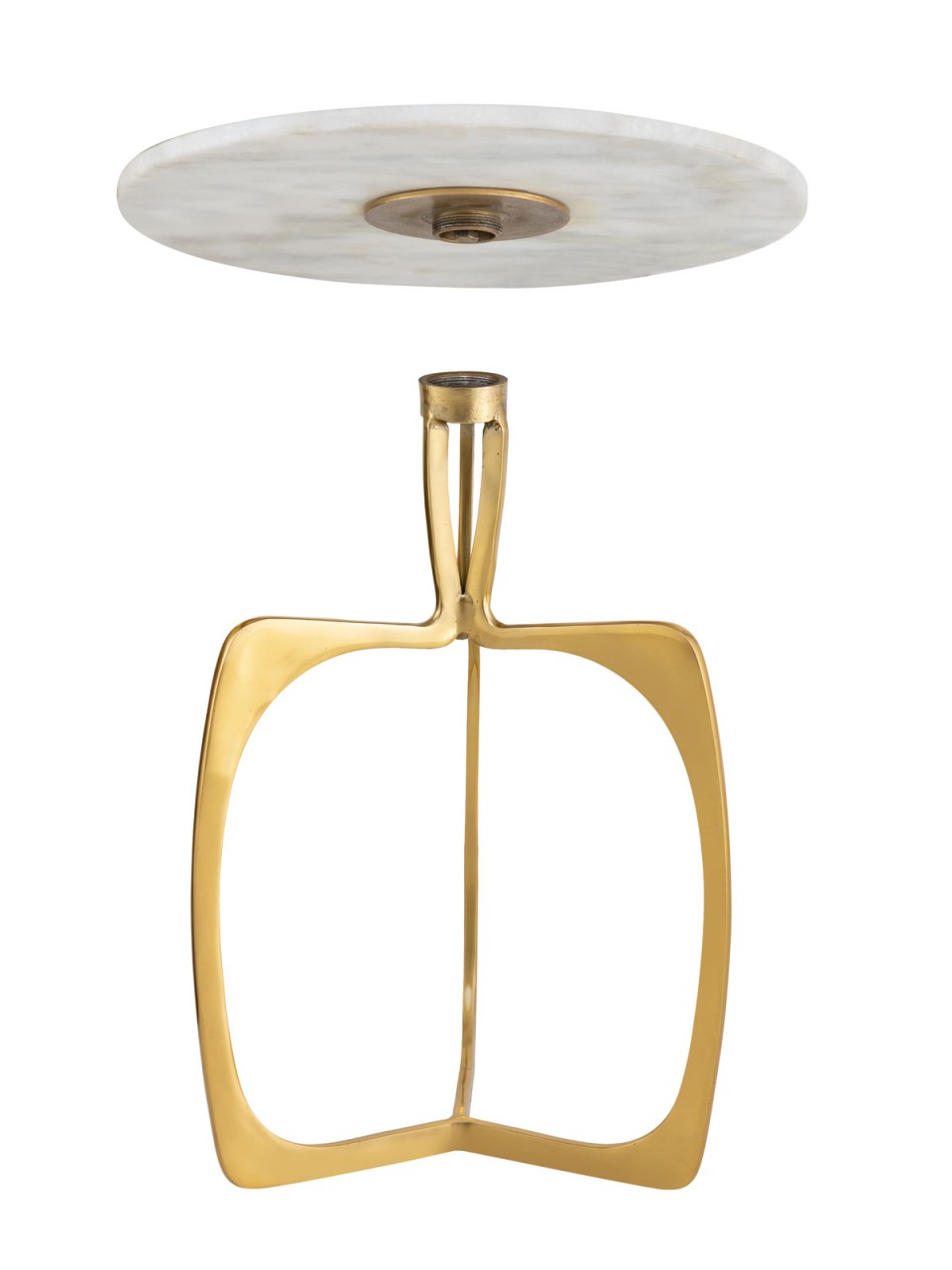 Bijzettafel Pinak Marmer 56x45 cm - Afbeelding 8