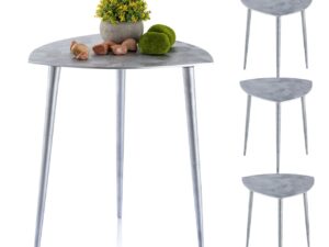 Bijzettafel Teerril Metaal Ø40 cm - Set van 4