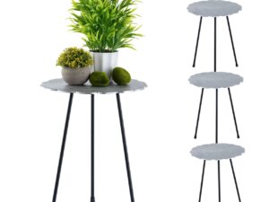 Bijzettafel Lurdon Aluminium Ø35 cm - Set van 4