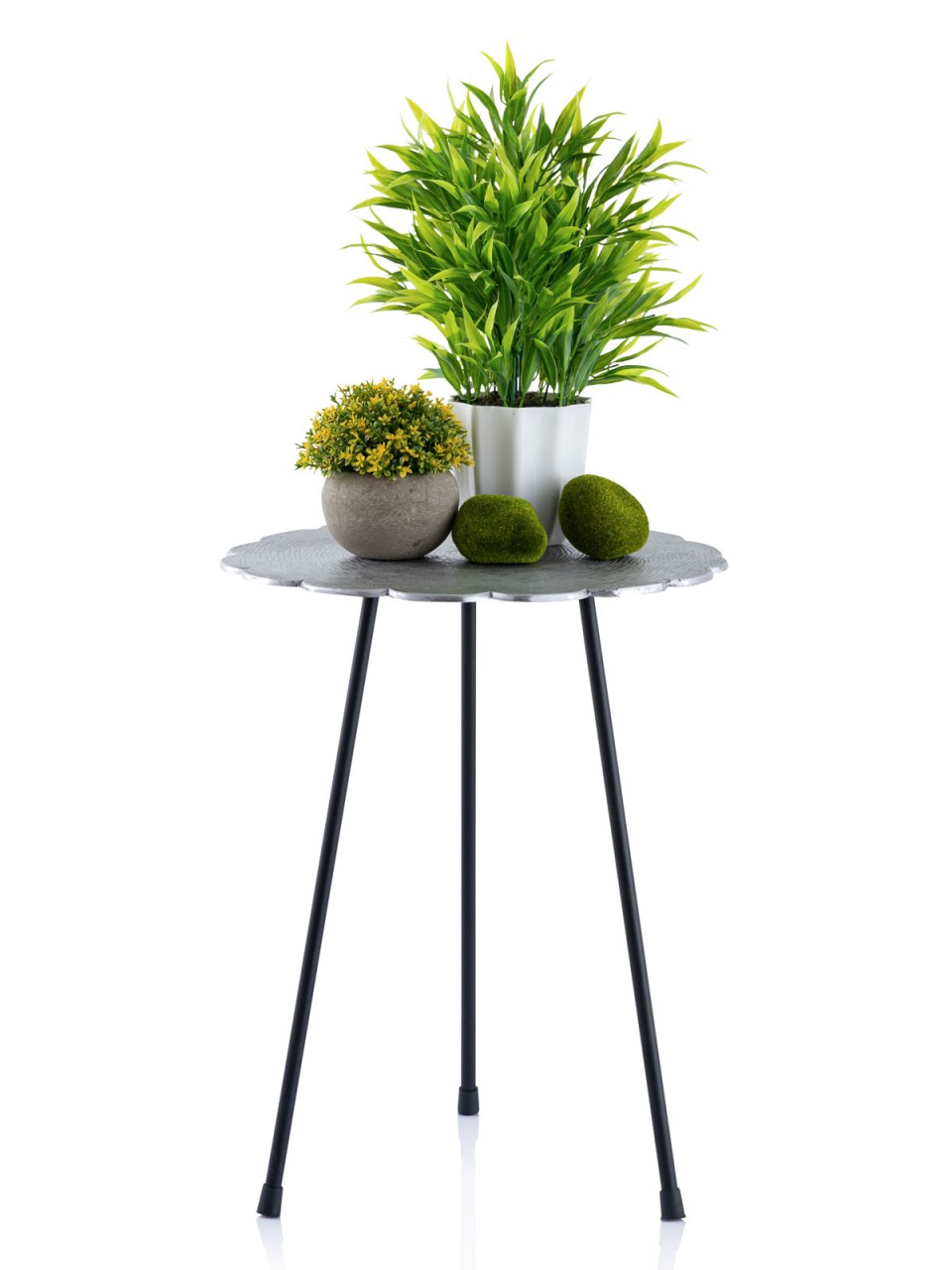 Bijzettafel Lurdon Aluminium Ø35 cm - Set van 4 - Afbeelding 2