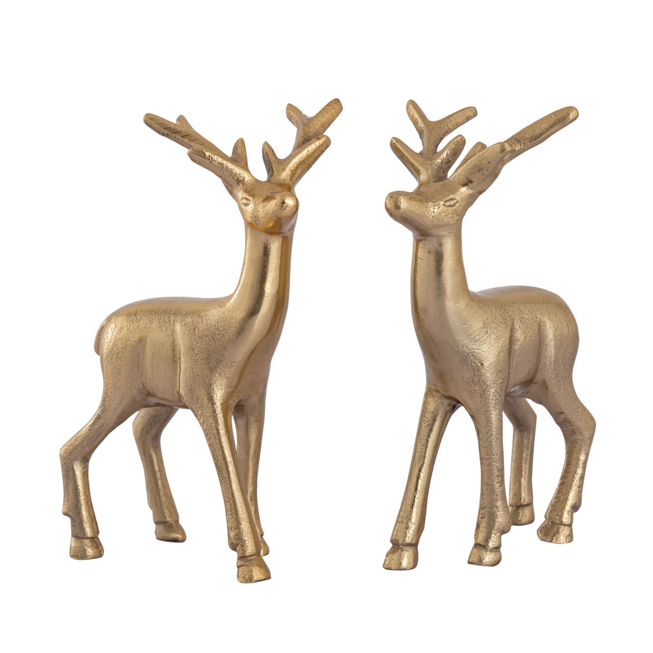 Beeld Poovine Metaal Zilver H23 cm - Afbeelding 3