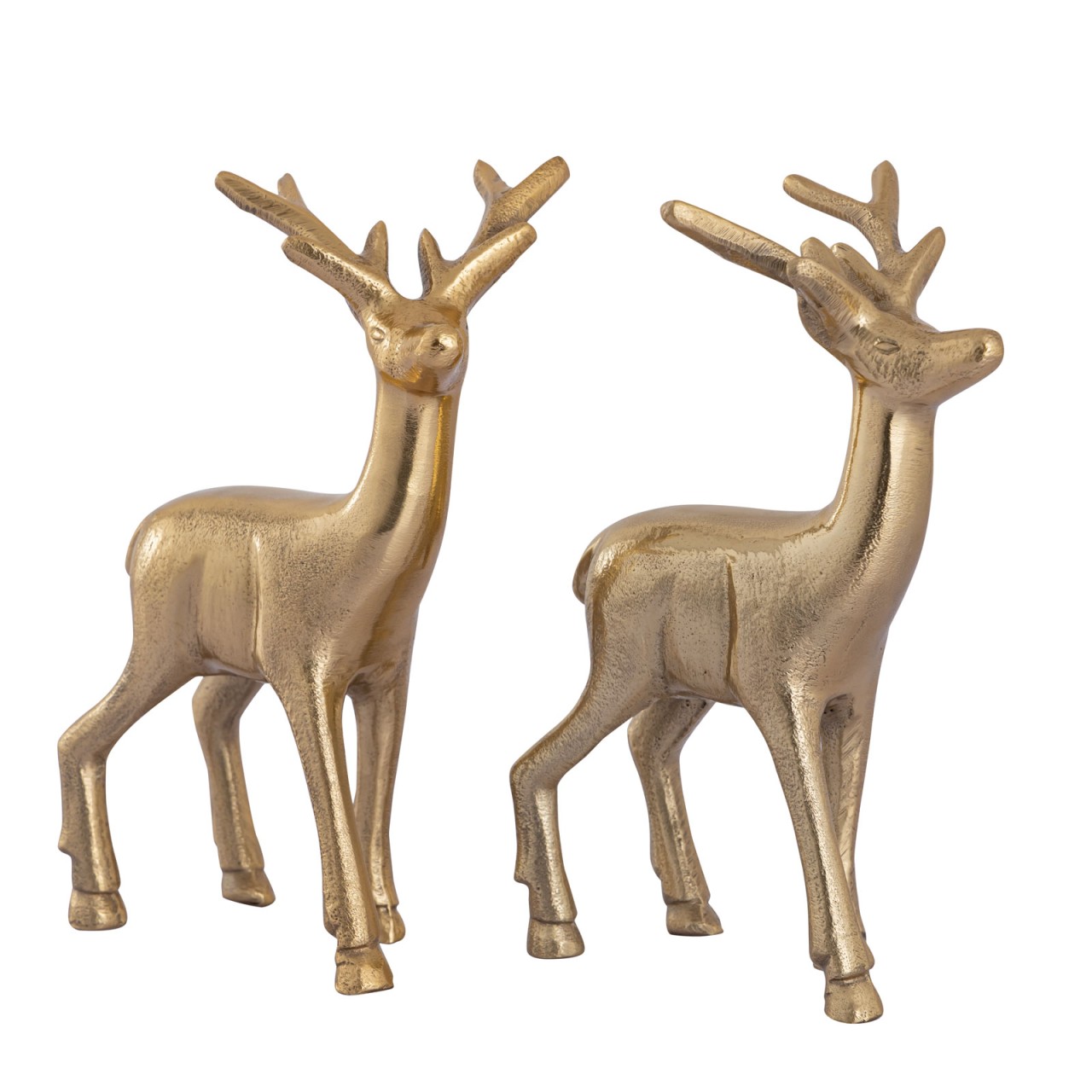 Beeld Poovine Metaal Zilver H23 cm - Afbeelding 4
