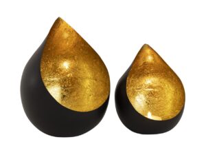 Kandelaar Ciemas Mat Zwart - Set van 2